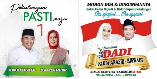 Hasil Pilkada Pekalongan di Desa Wonopringgo