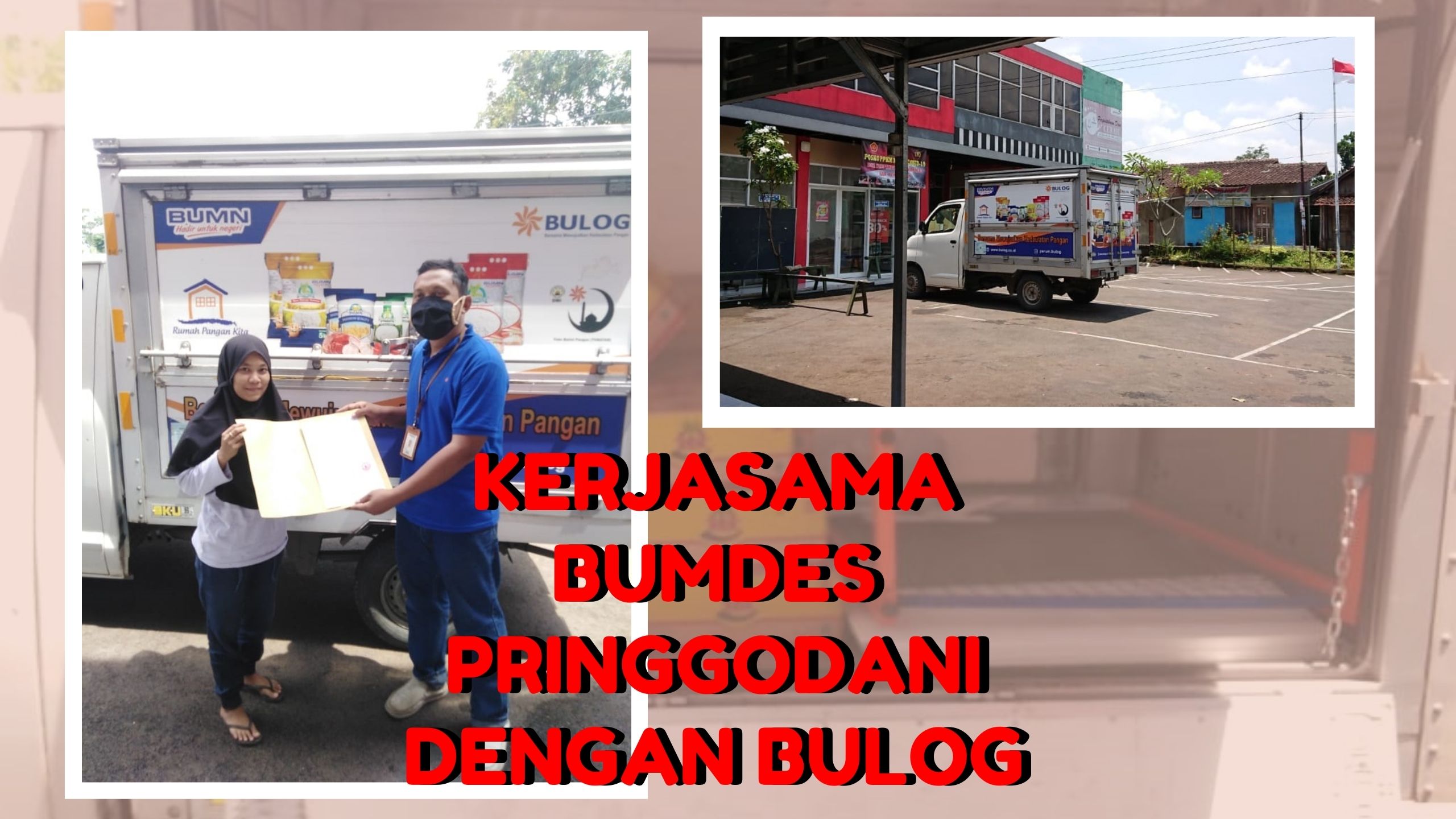 Kerjasama BUMDes Pringgodani dengan BULOG