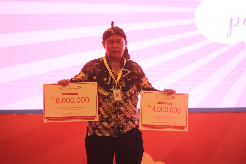 Perpusdes Cerah Desa Wonopringgo Berhasil Meraih Dua Prestasi Tingkat Nasional