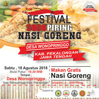 Festival Nasi Goreng Desa Wonopringgo Tahun 2019
