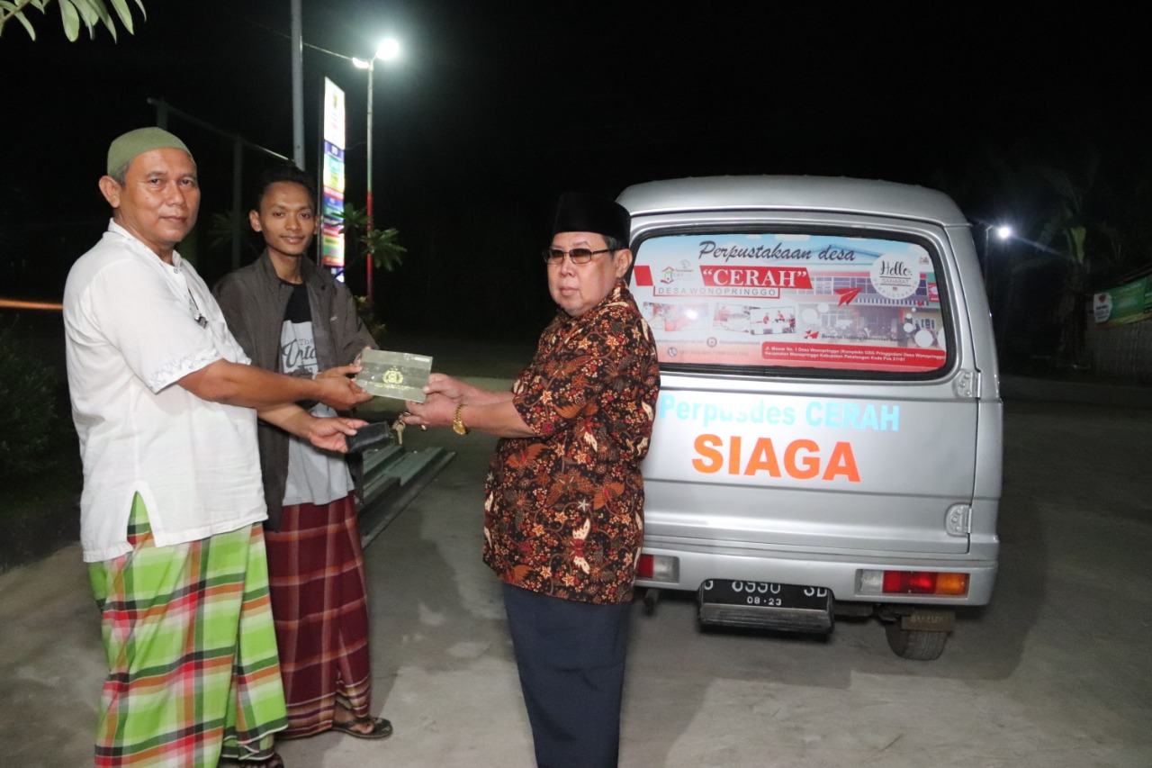 Mobil Perpusdes Cerah Siaga Desa Wonopringgo
