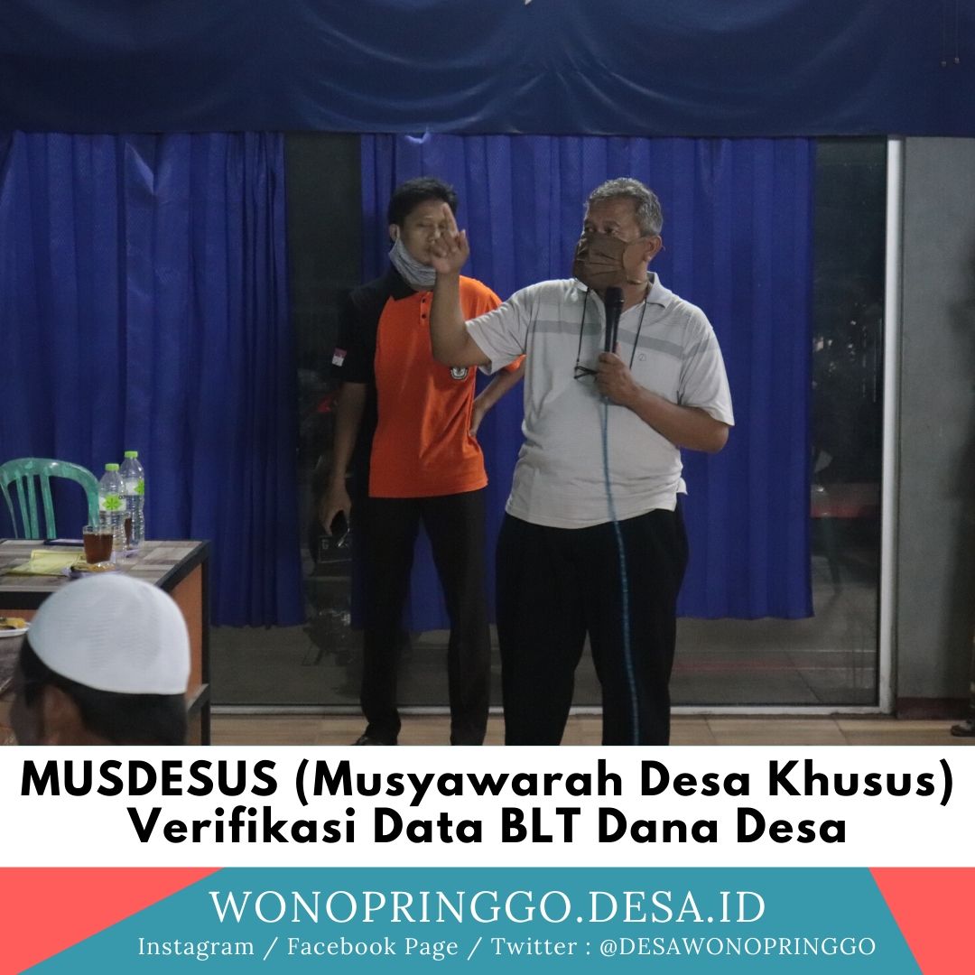 Musdesus Verifikasi Data BLT Dana Desa
