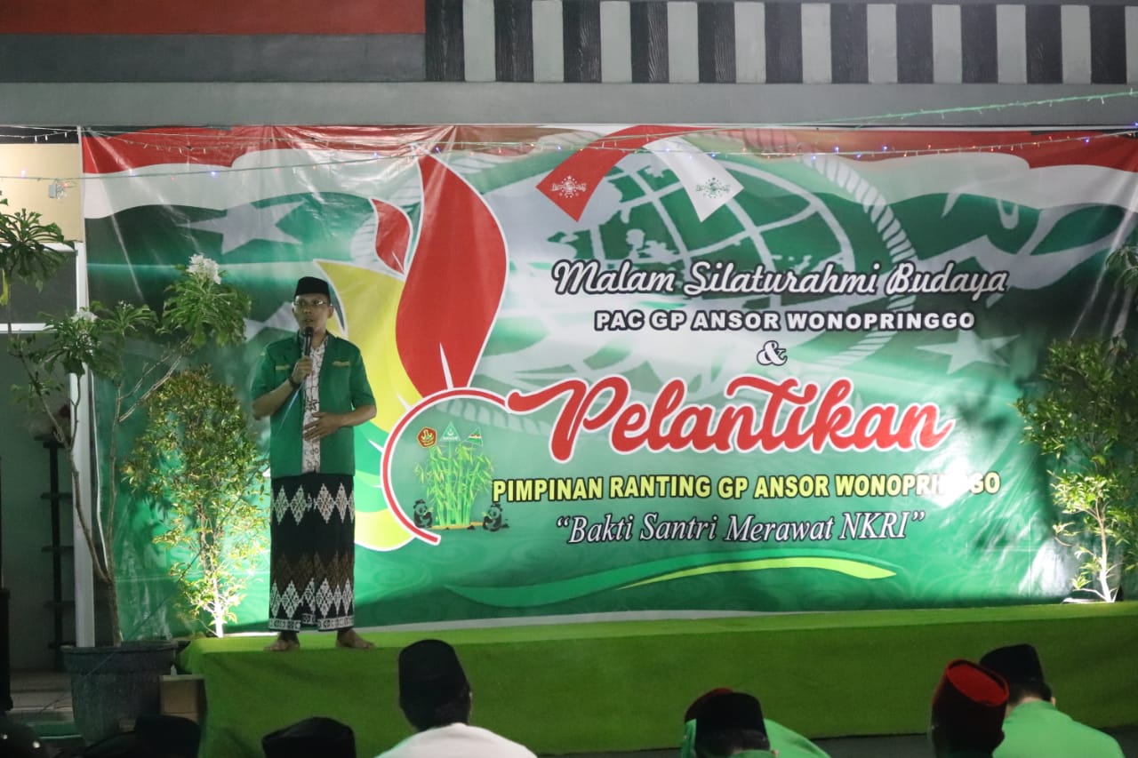 Pelantikan GP Ansor Pac Desa Wonopringgo