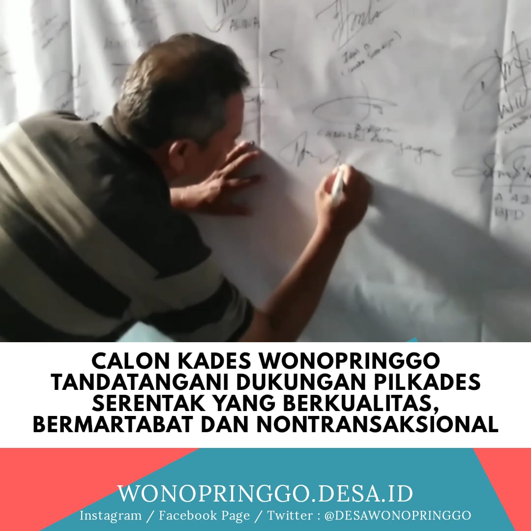 Pilkades Desa Wonopringgo Sesuai Arahan Bupati