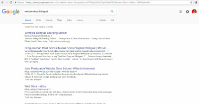 Pionir Website Desa Bilingual (Dwi Bahasa) di Indonesia