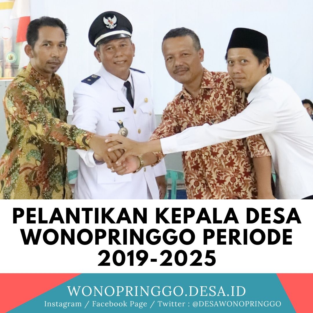 Pelantikan Kepala Desa Wonopringgo