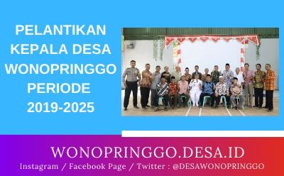 Pelantikan Kepala Desa Wonopringgo 2019-2025