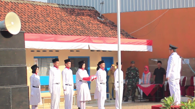 Uparaca Bendera Untuk Pertama Kalinya di Desa Wonopringgo