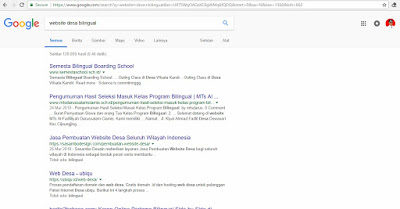 Pionir Website Desa Bilingual (Dwi Bahasa) di Indonesia